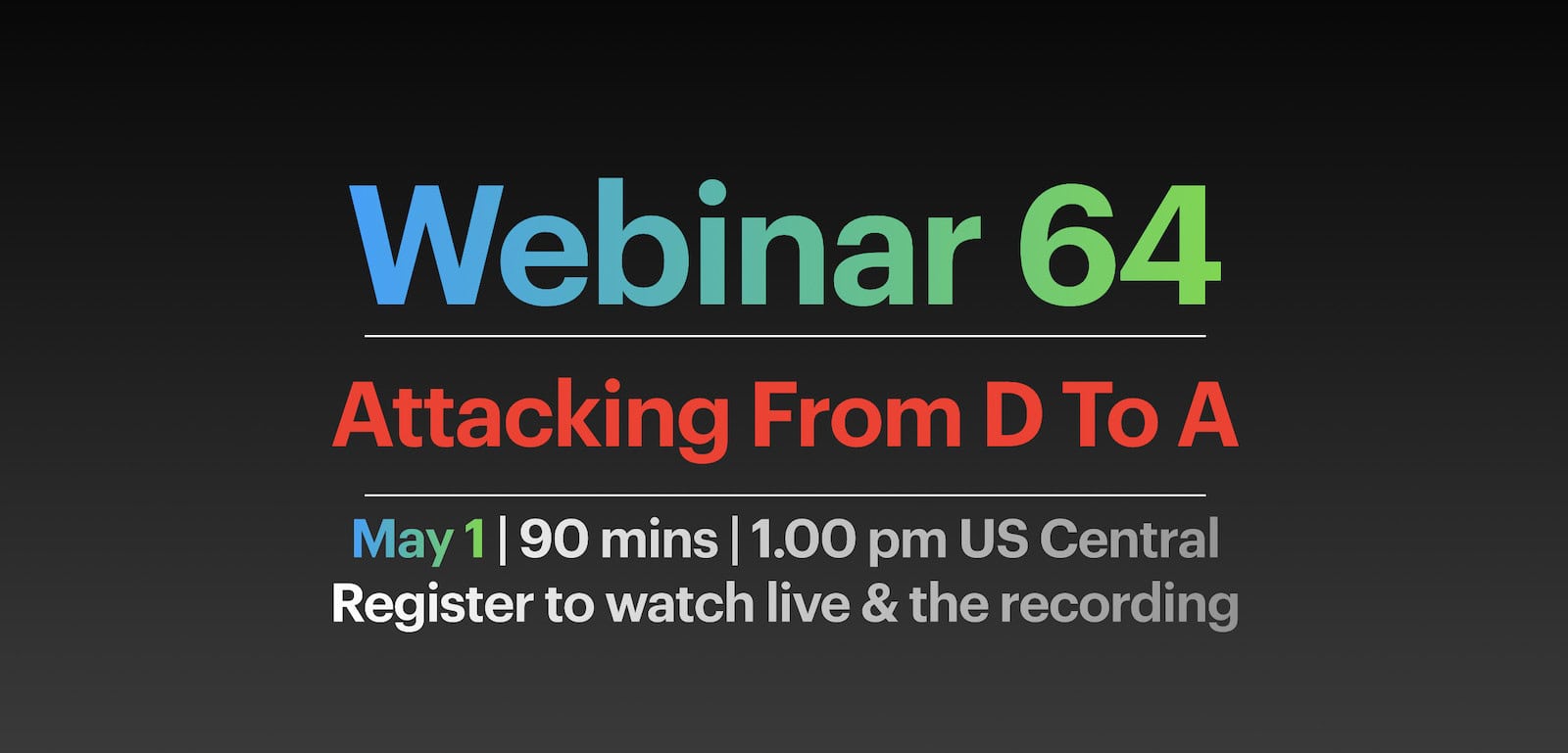 Attacking From D To A